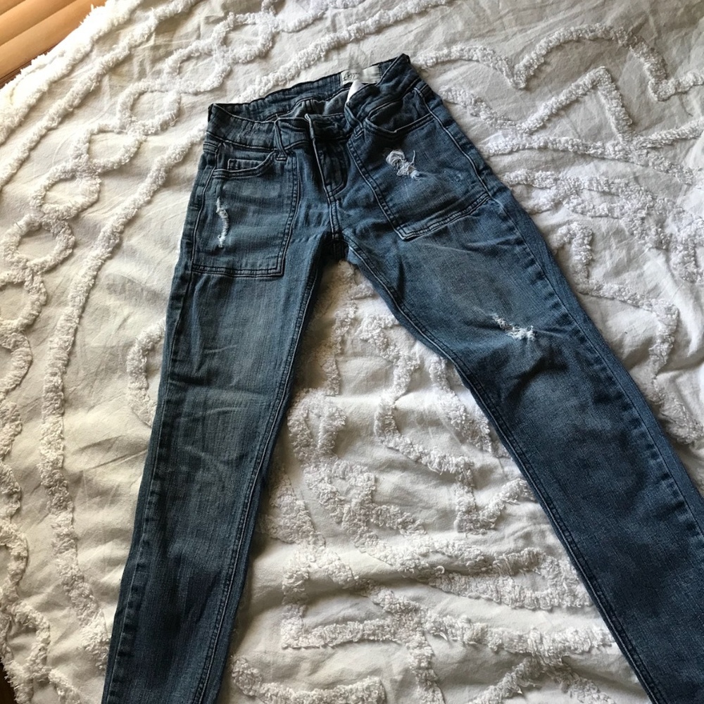 Cosmic blue love-jeans